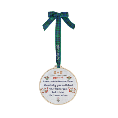 folklore Album Betty Cross Stitch Ornament
