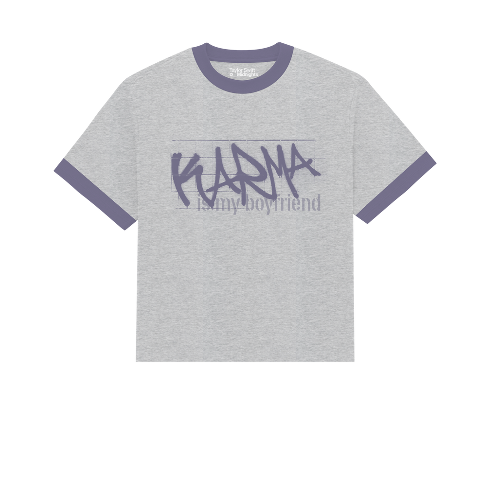 Karma Is My Boyfriend Cropped Ringer